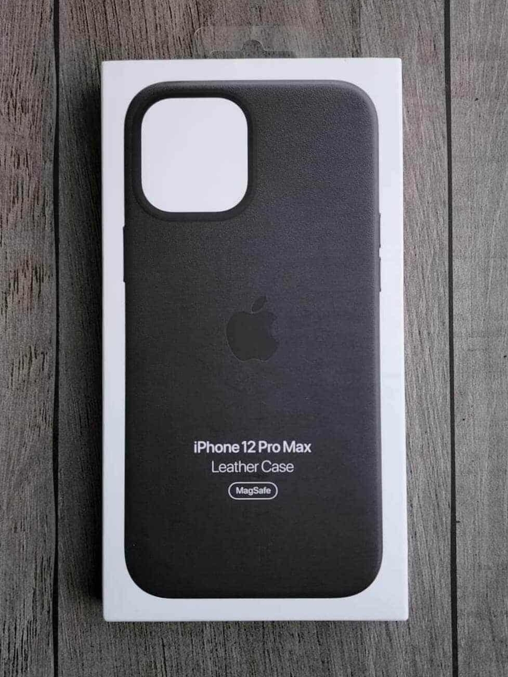 Apple iPhone 12 Pro Max Leather Case - Black